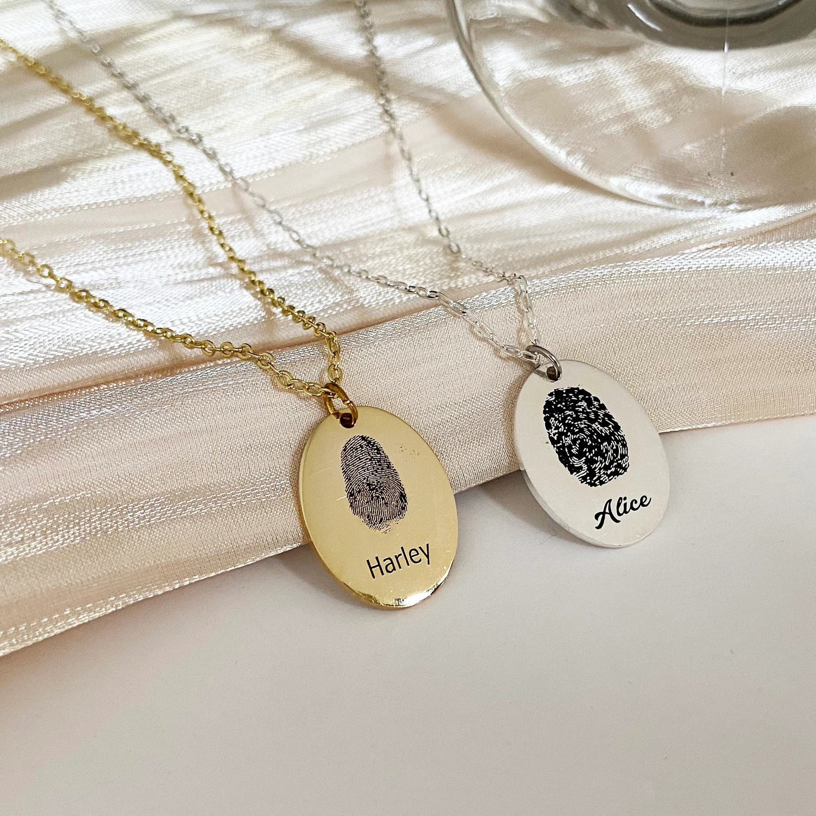 Custom Fingerprint Necklace - Image 5
