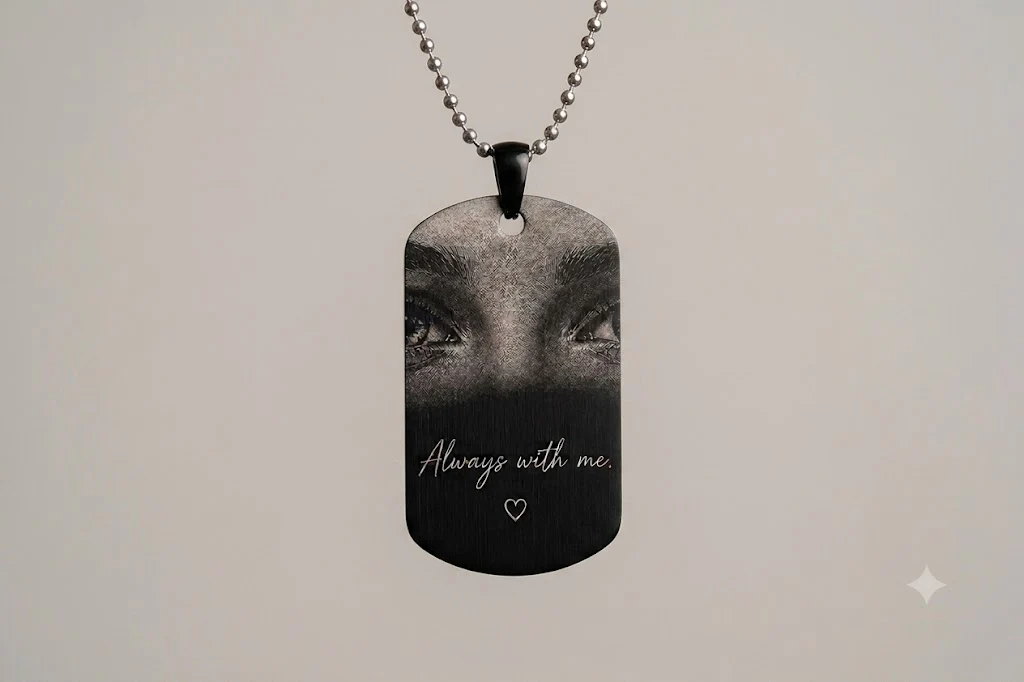 Matching Dog Tag Necklace