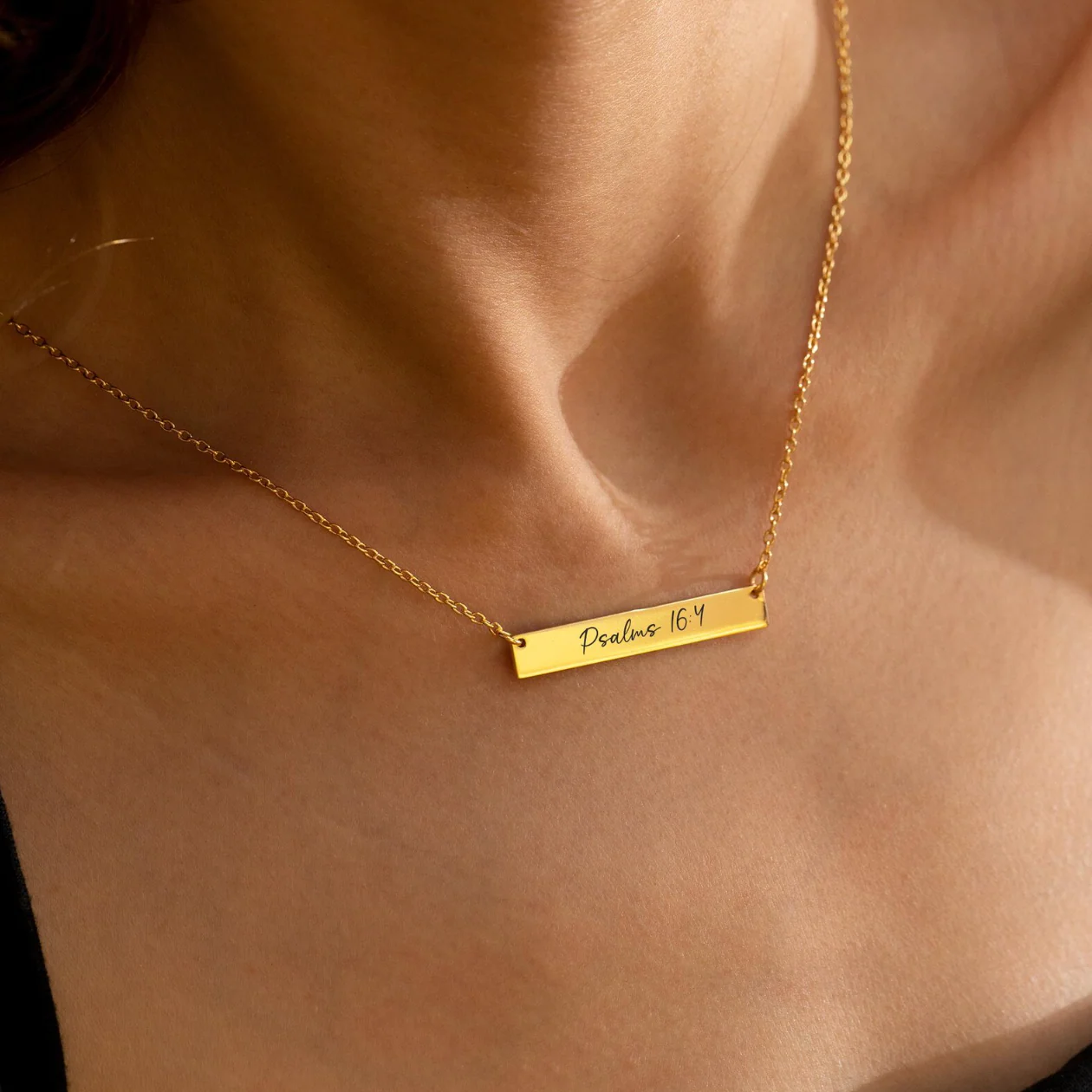 Personalized Bible Verse Necklace - Image 3