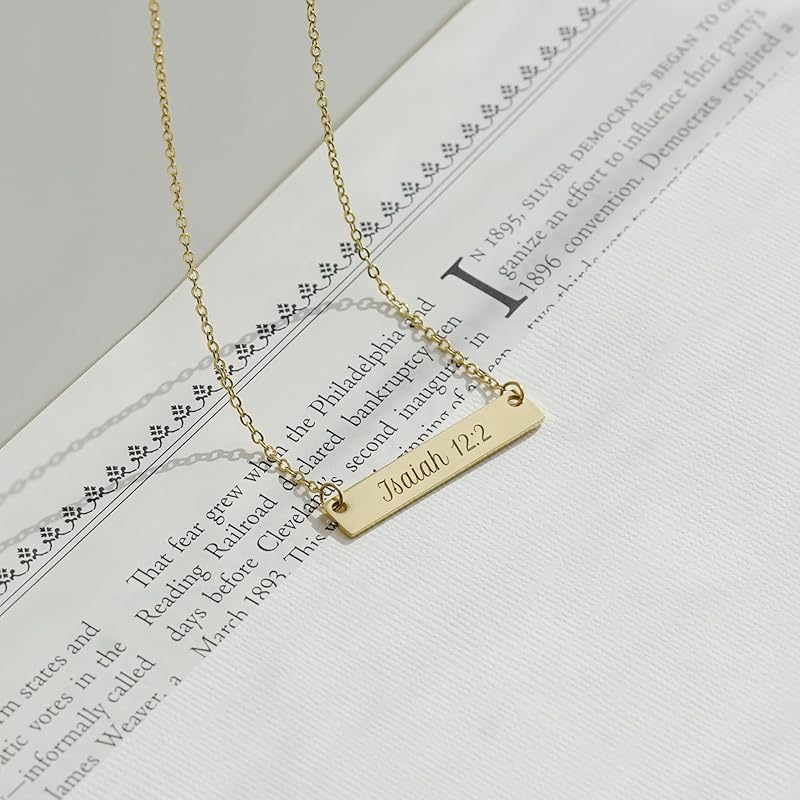 Personalized Bible Verse Necklace - Image 4