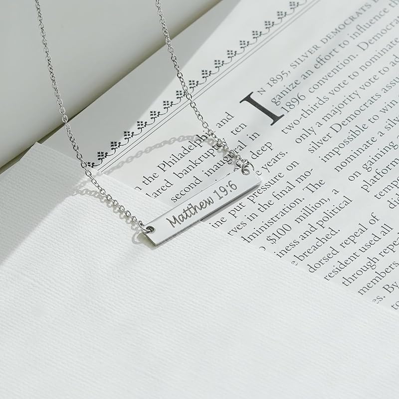 Personalized Bible Verse Necklace - Image 5