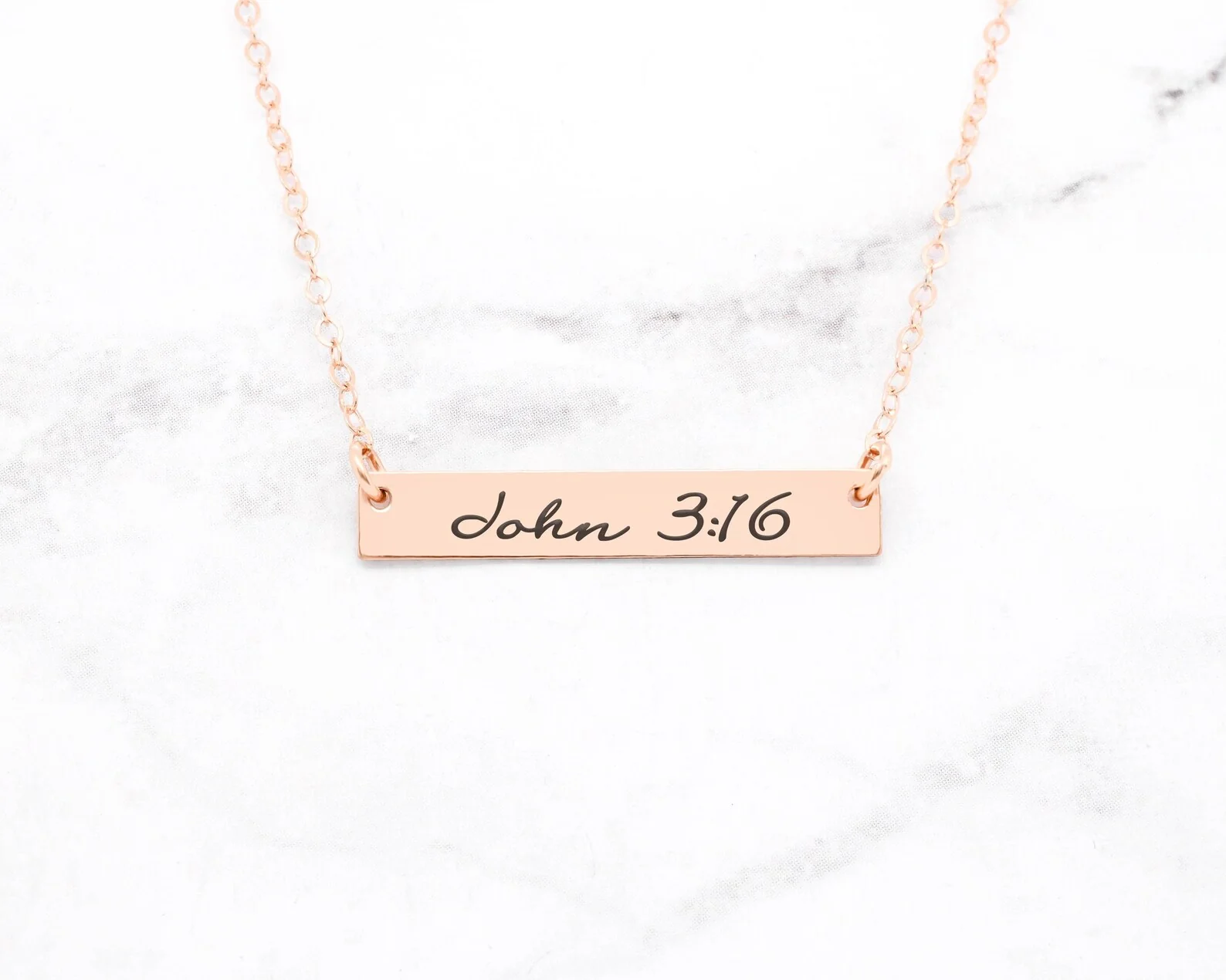 Personalized Bible Verse Necklace - Image 6