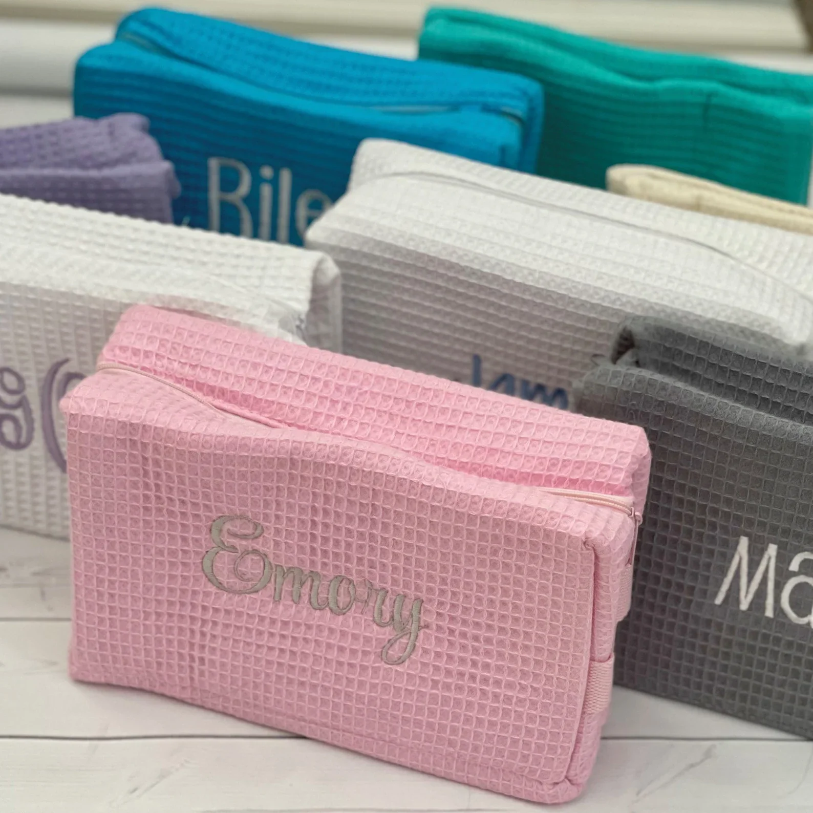 Personalized Travel Cosmetic Toiletry Bag - Image 2